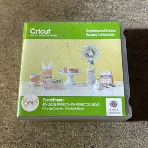 Cricut Event Cartridge with Green and White Design